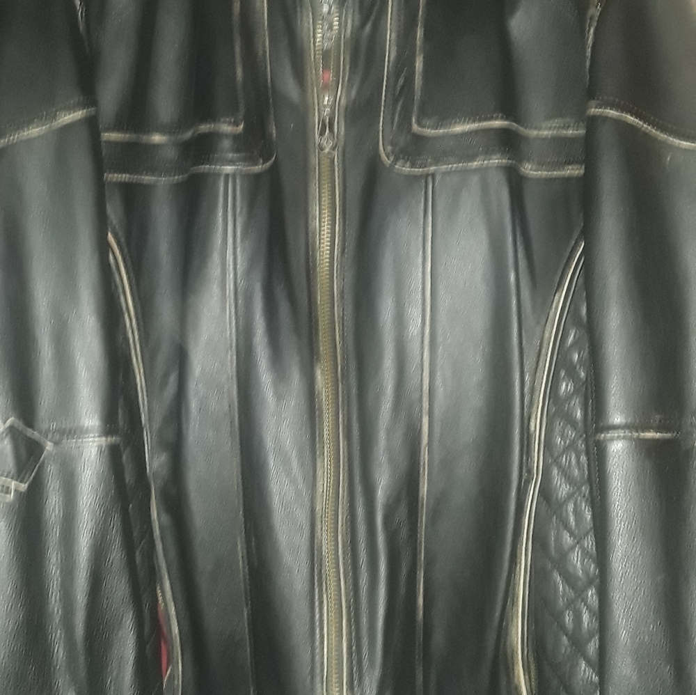 Limited Edition Afflication Leather jacket